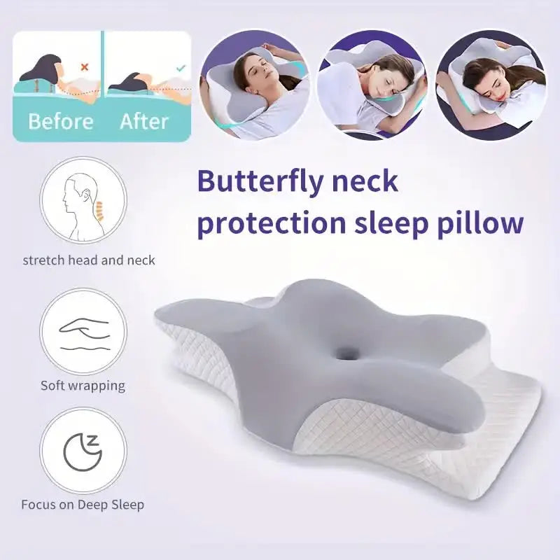 Orthopedic Memory Foam Ergonomic Pillow